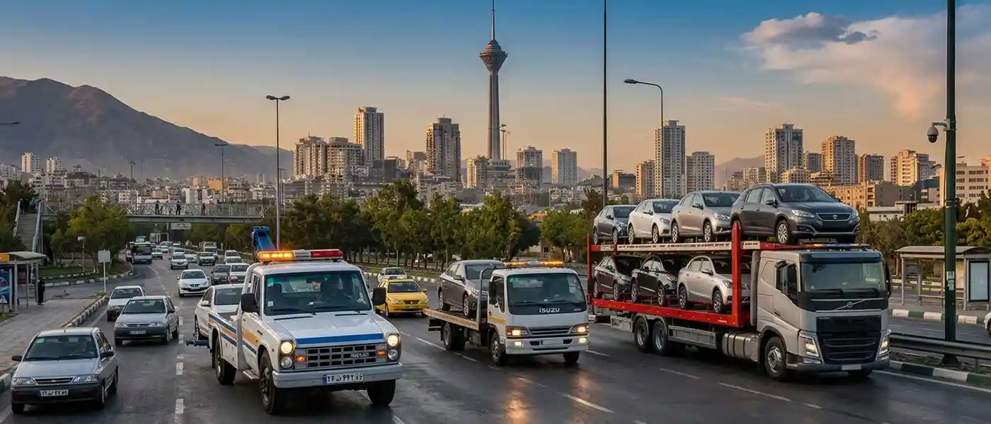خودروبر و کفی خودروبر در شیراز - امداد خودرو شبانه‌روزی